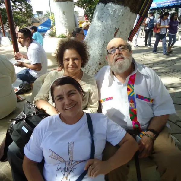 Fernando Llort y Estelita Perlera en La Palma, 2015